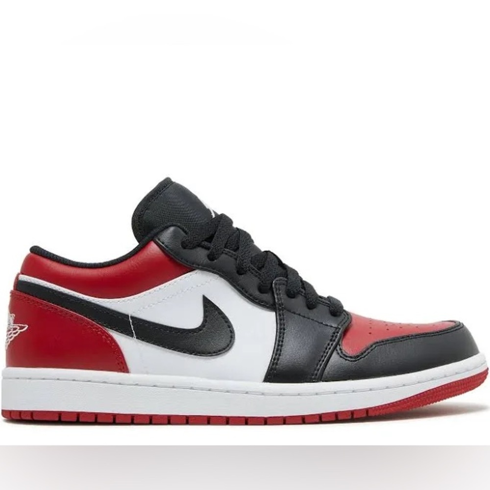 New With Box AIR JORDAN 1 LOW GYM RED/WHITE-BLACK - Men’s size: 7 (Women’s 8.5)